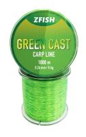 ZFISH Green Cast Carp Line 1000m
