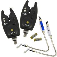 NGT 2x Hlásič Bite Alarm VX2 + 2x Řetízkový Swinger + 2x baterky ZDARMA!!!
