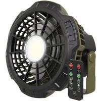 NGT USB Rechargeable Fan with Light and Powerbank