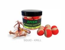 ZFISH Vyvážené Boilies Balanced Wafters 16mm - Squid-Krill