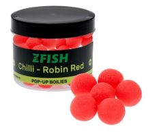 Zfish Plovoucí Boilies Pop Up 16mm - Chilli & Robin Red