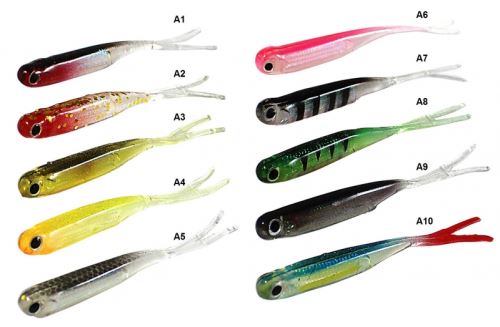 ZFISH V-TAIL SHAD 7,5cm - 5 buc