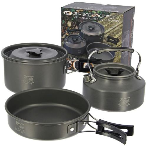 NGT Wasserkocher, Topf & Pfanne Set 3 Stk