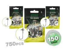ZFISH Pachet Comercial Jig Heads 150 packs/750buc ZFISH Pachet Comercial Jig Heads 150 packs/750buc