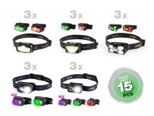 ZFISH SET PROMOȚIONAL DE LANTERNE FRONTALE – 15buc ZFISH SET PROMOȚIONAL DE LANTERNE FRONTALE – 15buc