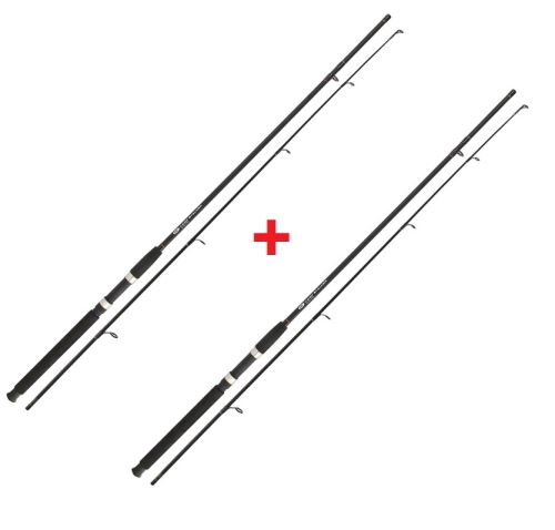 NGT Carp Stalker Rod 8ft / 2pc schwarz 1 + 1 KOSTENLOS!
