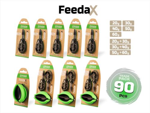 ZFISH Trade Pack Method Feeder Feeda X 90 Stk