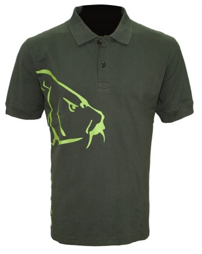 Tricou polo Zfish Carp Verde olive