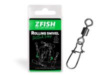 ZFISH Rolling Swivel & Fastlock Snap size 8