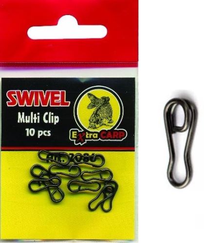 Extra Carp Multi Clip Swivel - 10 Stück