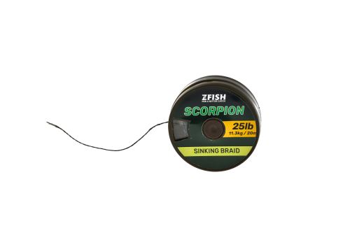 ZFISH Fir Textil Scorpion Sinking Braid 20m - 25lb