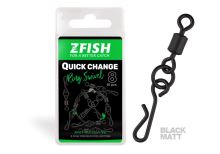 'ZFISH Quick Change Ring Swivel Matt size 8 'ZFISH Quick Change Ring Swivel Matt size 8