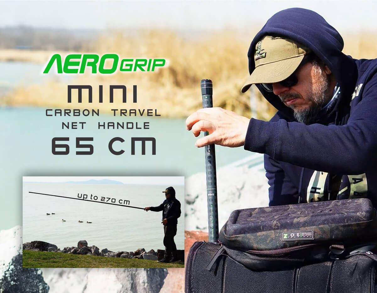ZFISH Podběráková Tyč Aero Grip Travel 2.70m