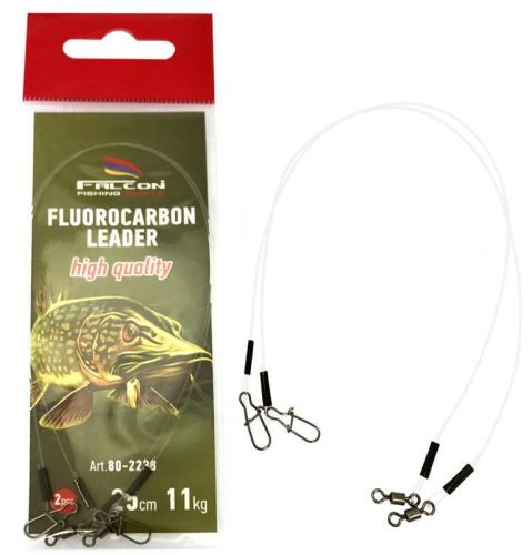 Falcon Fluorocarbon Leader 25cm - 2 buc