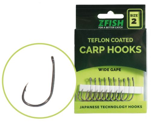 ZFISH Carlige Teflon Wide Gape