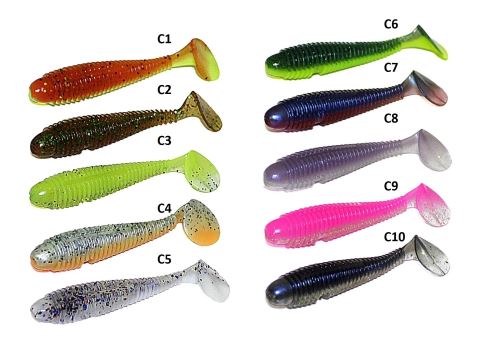 ZFISCH WORMY SHAD 9,5cm - 4Stk