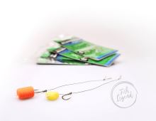 ZFISH Method Feeder Rig Quick Stop Braid 5 Stück (1)