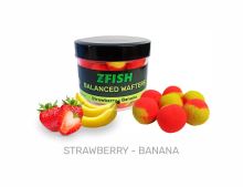ZFISH Vyvážené Boilies Balanced Wafters 8mm - Strawberry-Banana