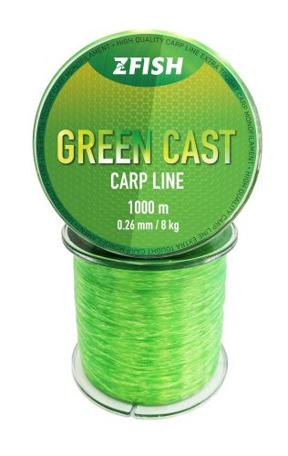 ZFISH Green Cast Karpfenschnur 1000m