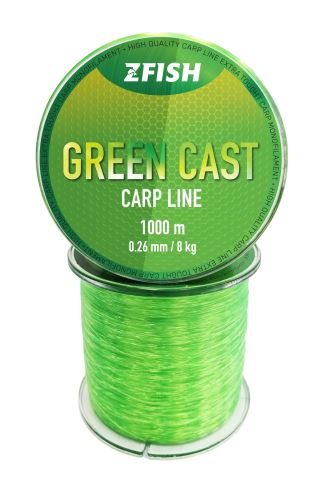 ZFISH Fir Monofilament Green Cast Carp Line 1000m
