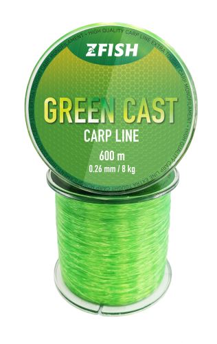 ZFISH Vlasec Green Cast Carp Line 600m