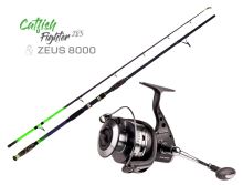 ZFISH Combo Rute Catfish Fighter 2,85m/100-300g + Rolle Zeus ZX 8000 ZFISH Combo Rute Catfish Fighter 2,85m/100-300g + Rolle Zeus ZX 8000