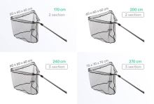 ZFISH Landing Net ZFX Rubber Mesh (2)