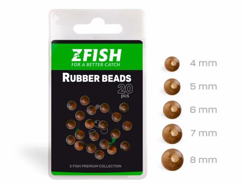 ZFISH Rubber Beads 20pcs