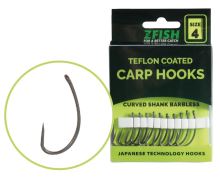 Zfish Teflon Hooks Curved Shank BL - size 6
