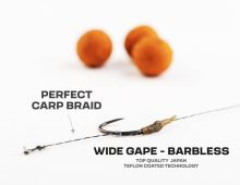 ZFISH Przypon Wide Gape Carp Rig bez zadzioru (3)