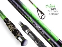ZFISH Wędka Combo Catfish Fighter 2,85 m/100-300 g + kołowrotek Zeus ZX 8000 (1)