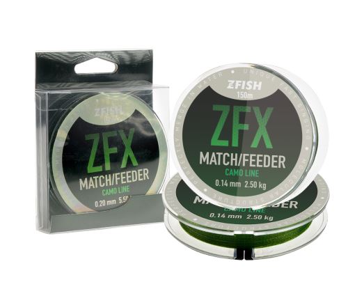 ZFISH ZFX Match/Feeder CamoLine 150m