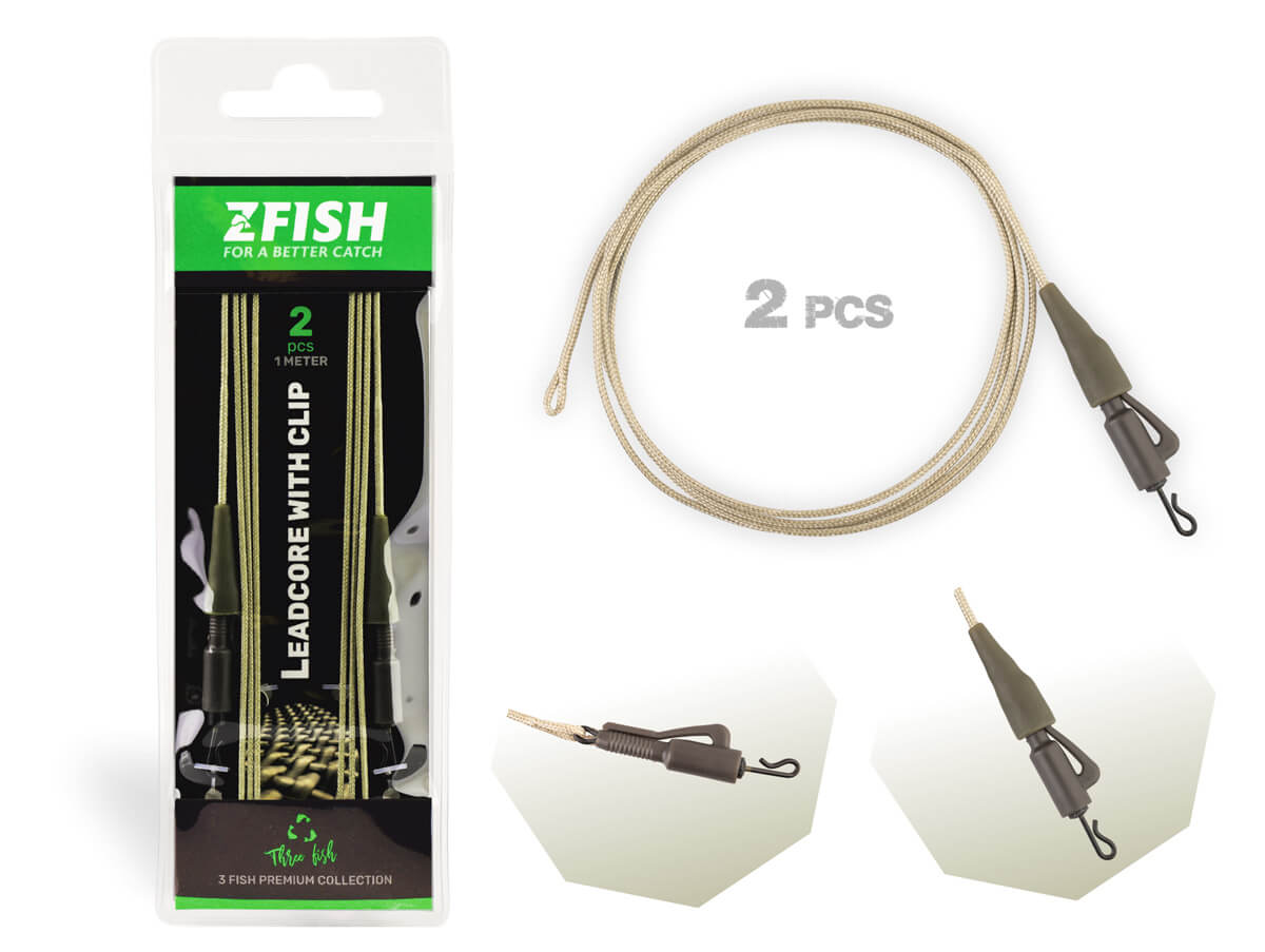 ZFISH Montáž Leadcore Lead clip 2ks