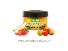 ZFISH Vyvážené Boilies Balanced Wafters 8mm - Strawberry-Banana